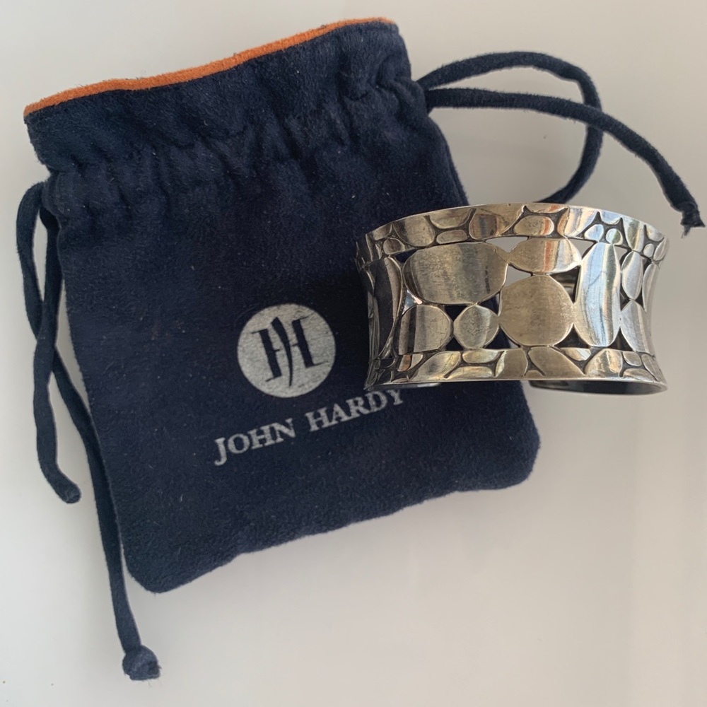 John Hardy silver Kali cuff Kali collection w bag